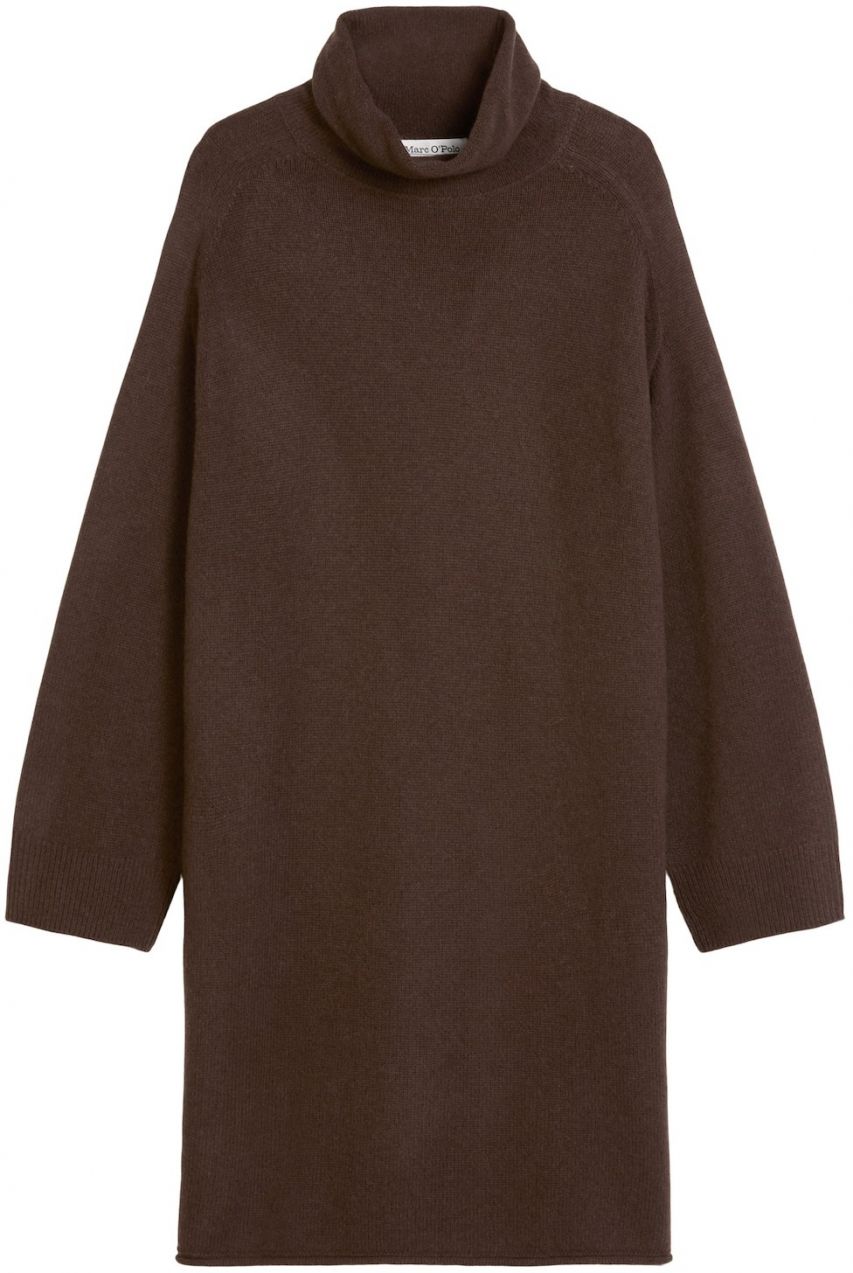 Marc O'Polo Pletené šaty  tmavohnedá