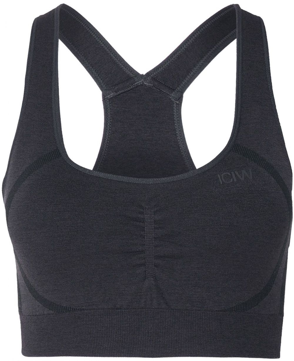 ICANIWILL Športová podprsenka 'Rush'  sivá