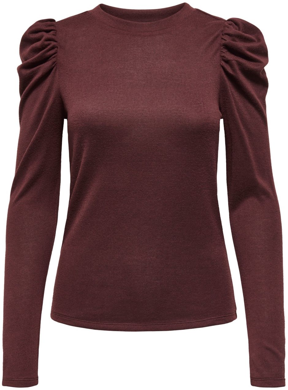 JDY Tričko 'JDYTONSY'  vínovo červená