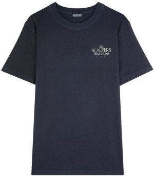 Scalpers Tričko  námornícka modrá