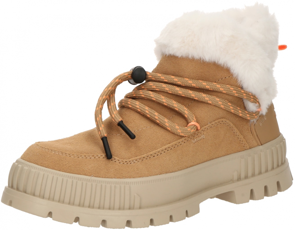 Palladium Šnurovacie členkové čižmy 'PALLASHOCK LO HIVER'  krémová / kapučíno