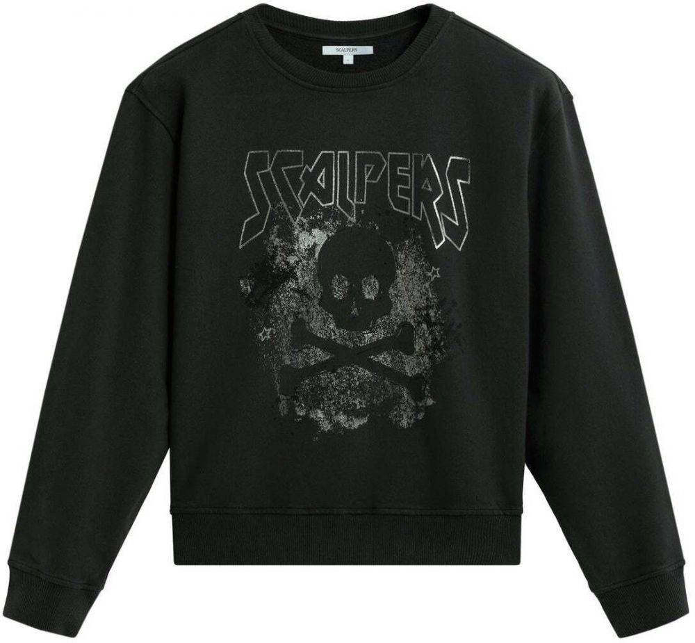 Scalpers Mikina  sivá / čierna