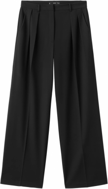 MANGO Nohavice 'Gabi'  čierna