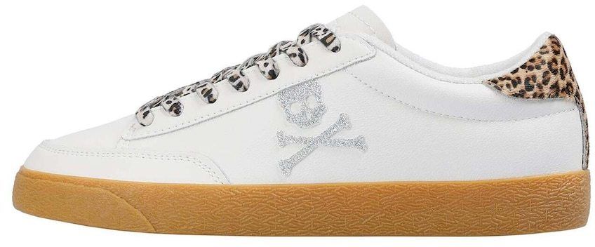 Scalpers Nízke tenisky 'Newgala'  béžová / hnedá / strieborná / biela