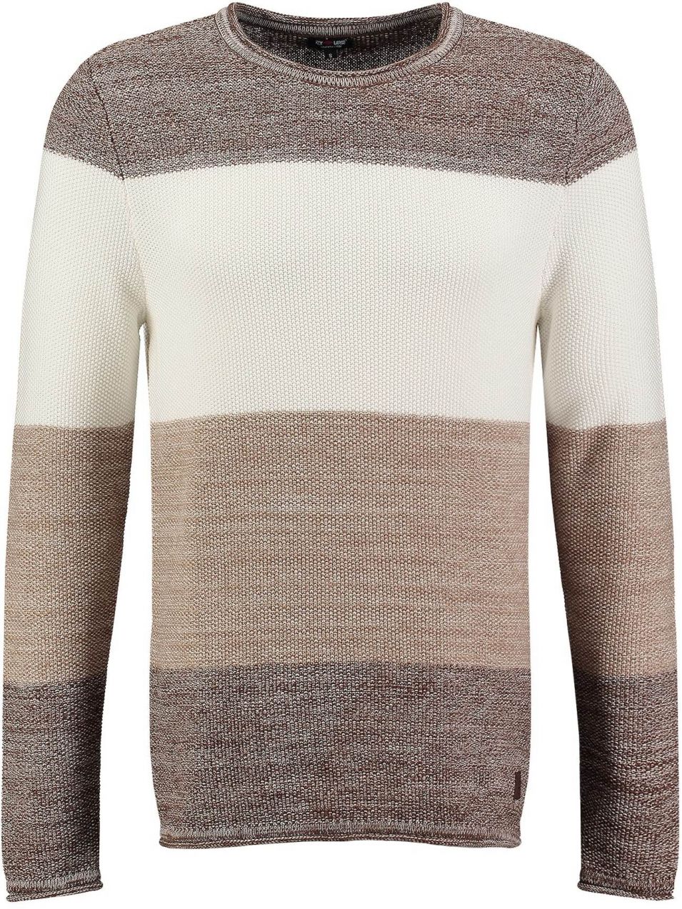 Key Largo Sveter 'Jogi'  piesková / béžová melírovaná / hnedá melírovaná