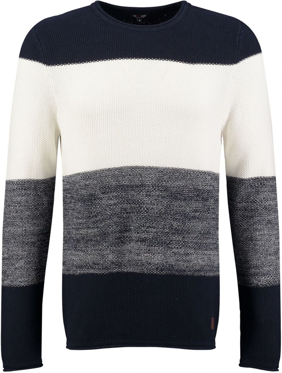 Key Largo Sveter 'Jogi'  námornícka modrá / modrá melírovaná / biela
