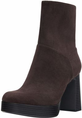 Pull&Bear Členkové čižmy  hnedá