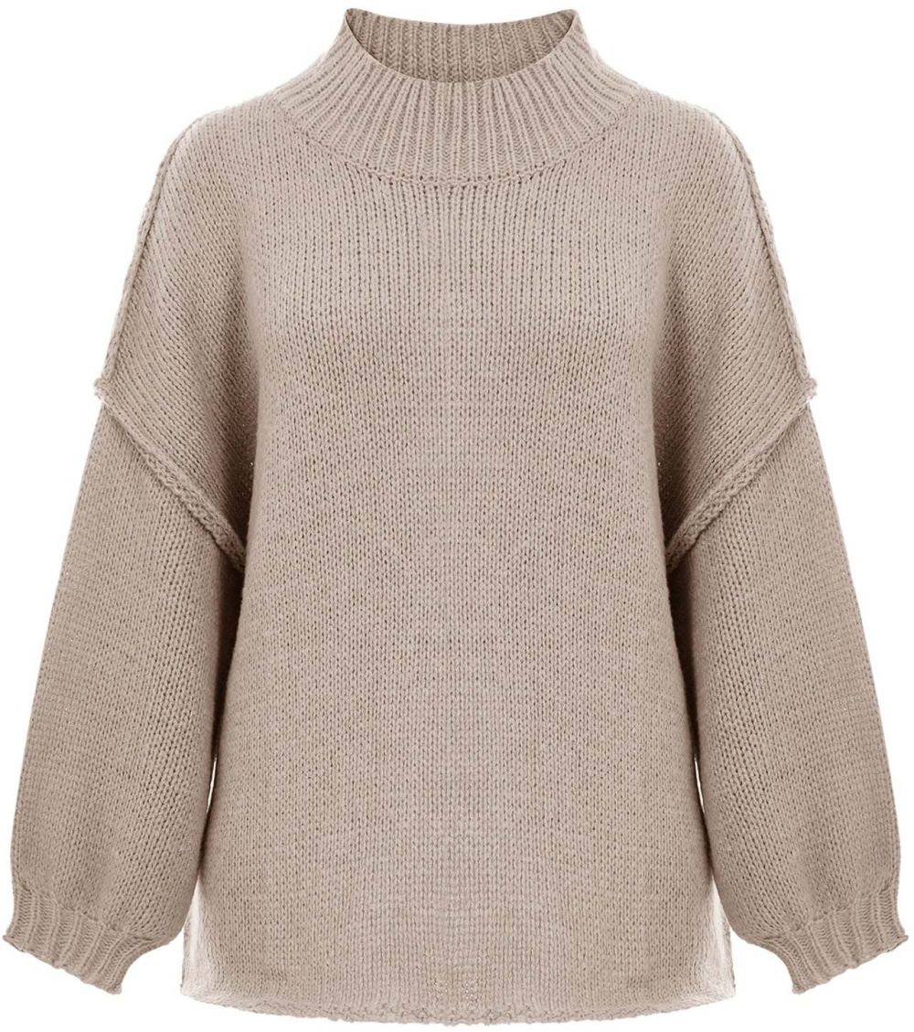 Imily Bela Sveter  béžová melírovaná