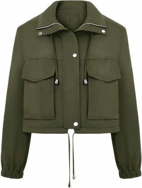 Imily Bela Prechodná bunda  olivová