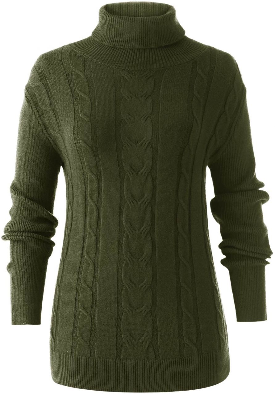 Imily Bela Sveter  olivová