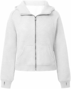 Imily Bela Tepláková bunda  biela melírovaná