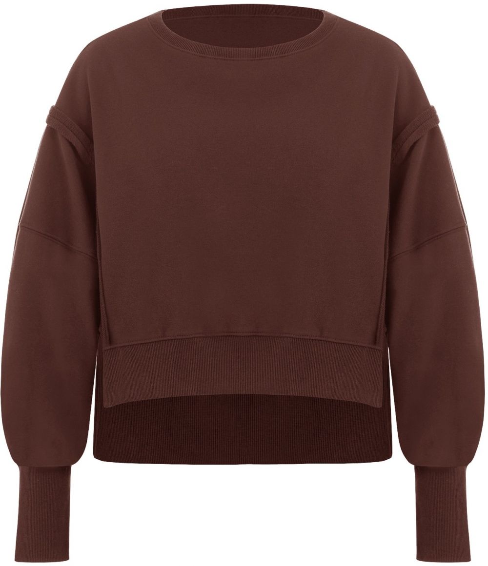 Imily Bela Mikina  tmavohnedá