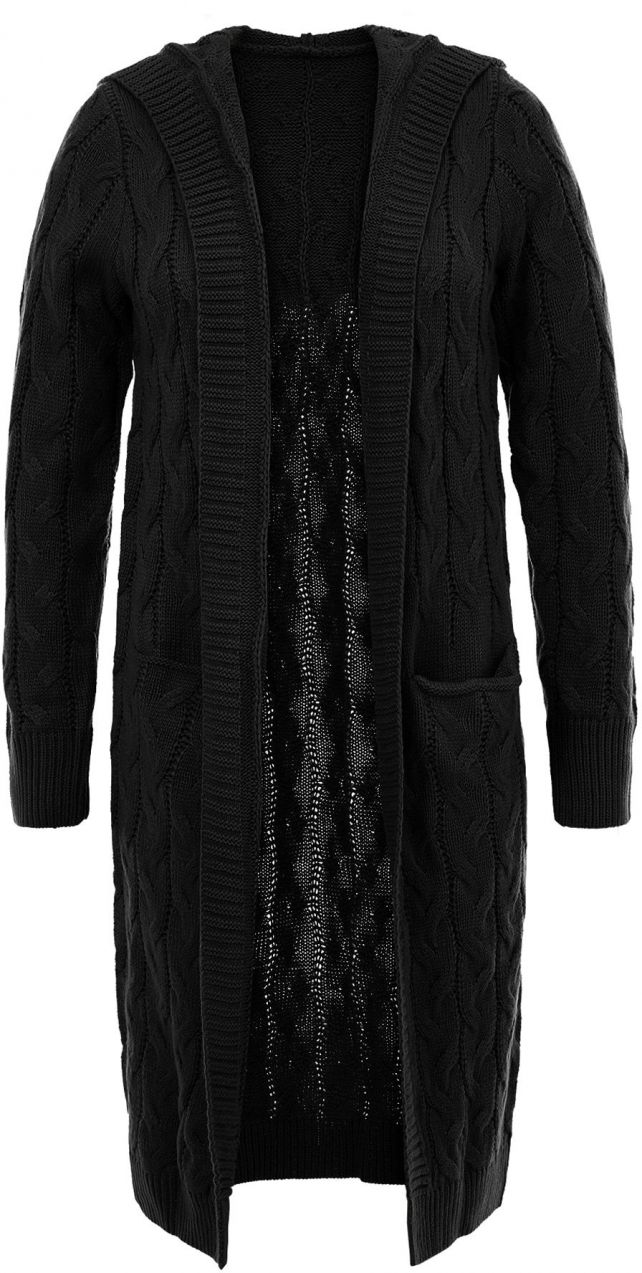 Imily Bela Pletený kabát  čierna