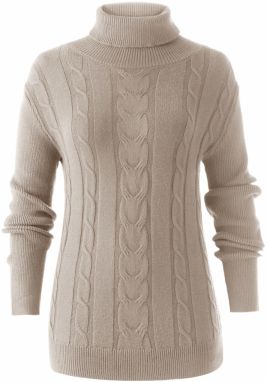 Imily Bela Sveter  tmavobéžová