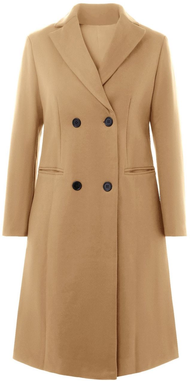 Imily Bela Prechodný kabát  farba ťavej srsti