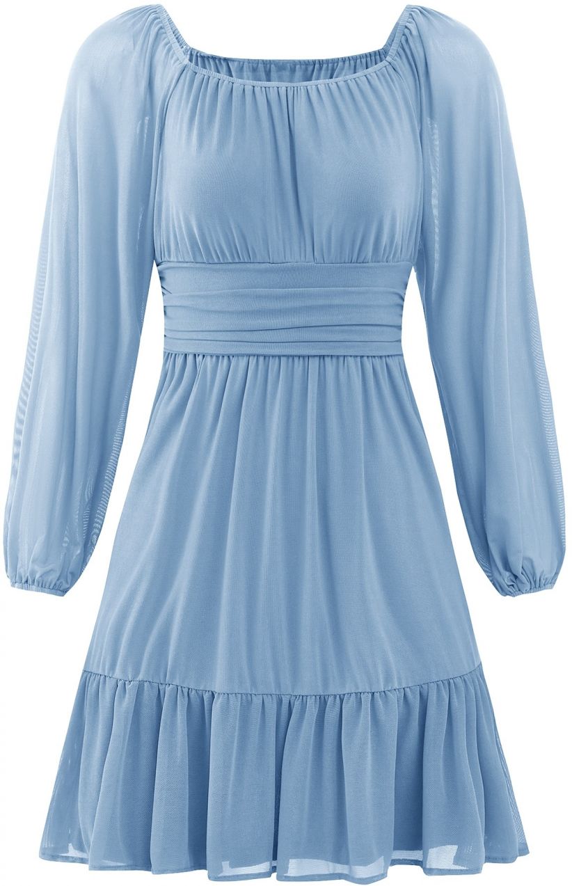 Imily Bela Šaty  nebesky modrá