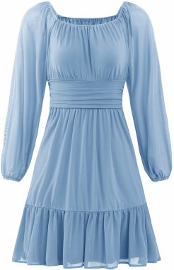 Imily Bela Šaty  nebesky modrá