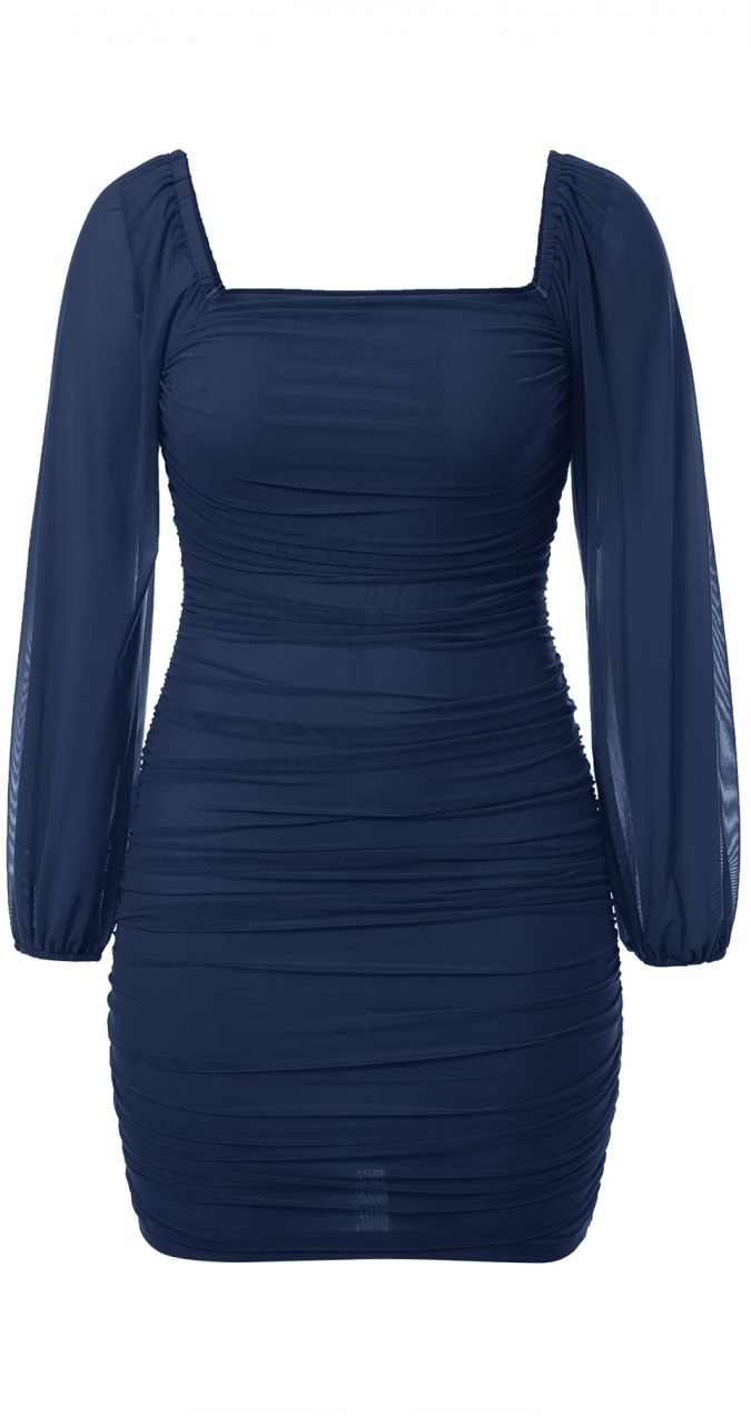 Imily Bela Šaty  námornícka modrá