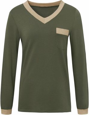 Imily Bela Tričko  krémová / olivová