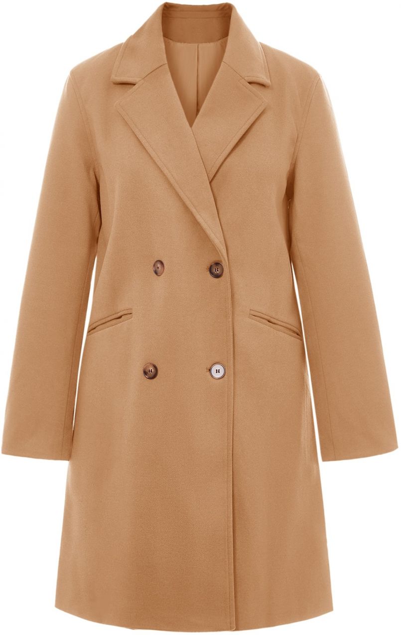 Imily Bela Prechodný kabát  farba ťavej srsti