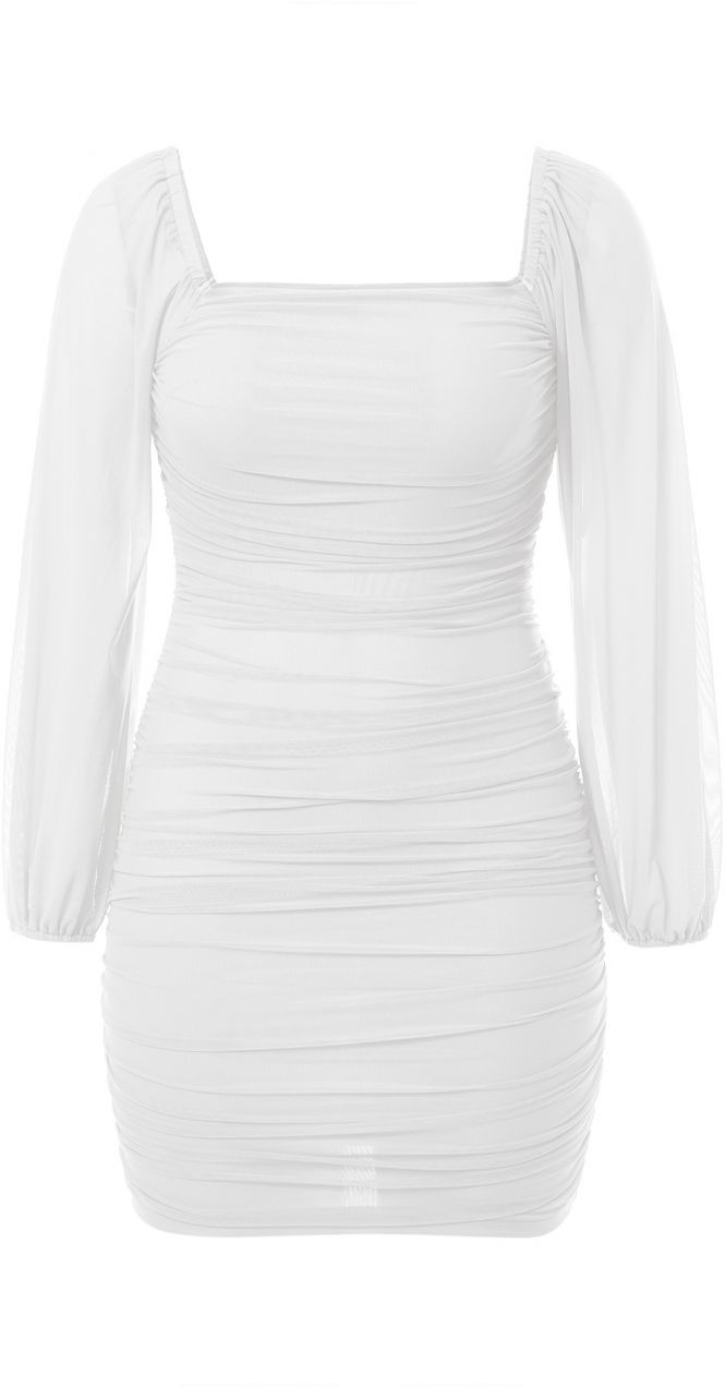 Imily Bela Šaty  biela