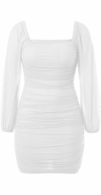 Imily Bela Šaty  biela