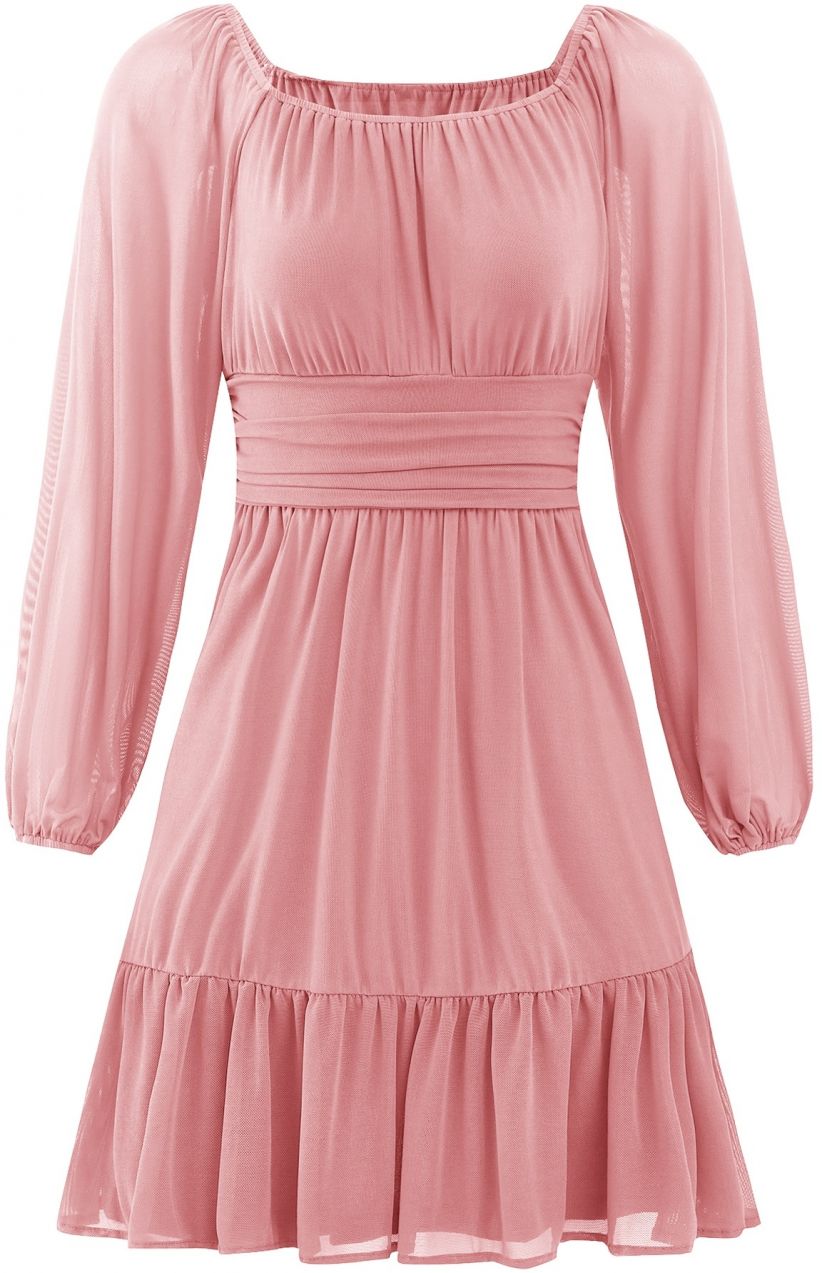 Imily Bela Šaty  pastelovo ružová