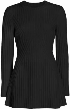 Imily Bela Pletené šaty  čierna