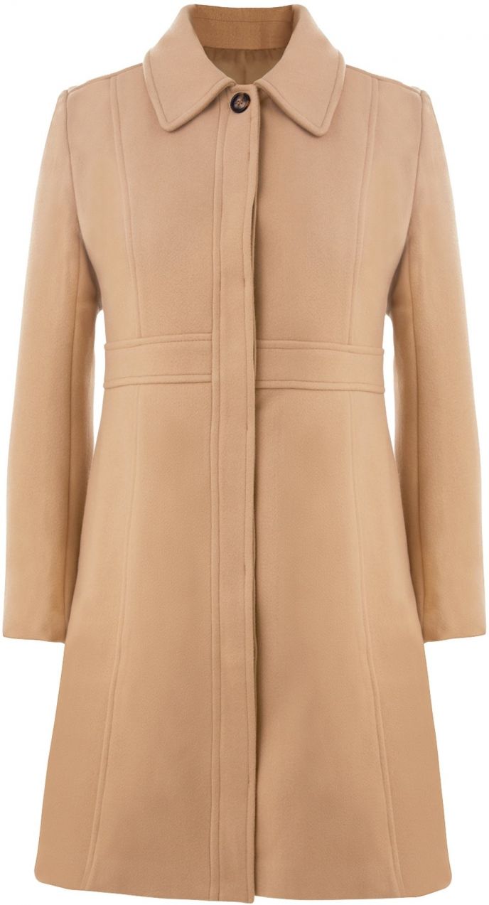 Imily Bela Prechodný kabát  farba ťavej srsti