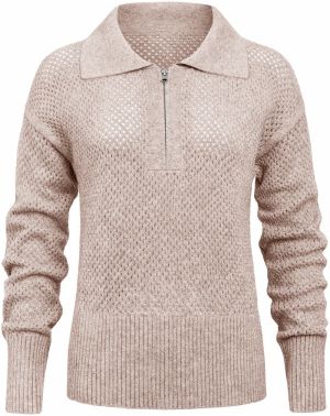 Imily Bela Sveter  svetlohnedá