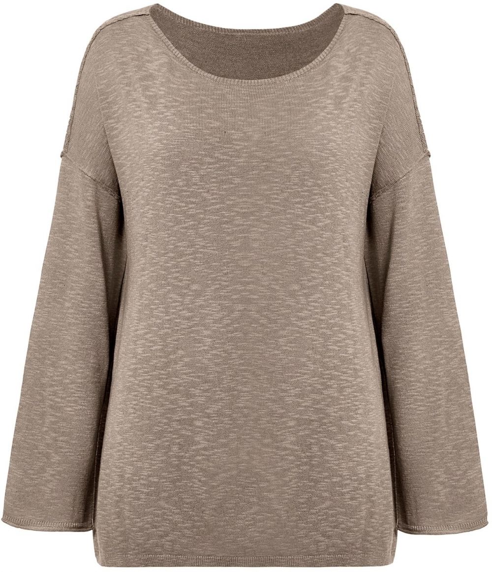 Imily Bela Sveter  tmavobéžová