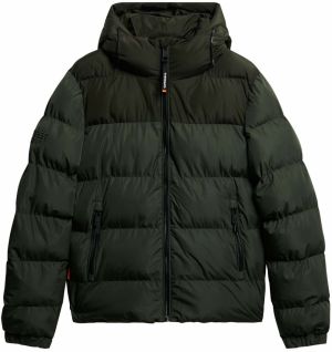 Superdry Prechodná bunda  olivová / tmavozelená
