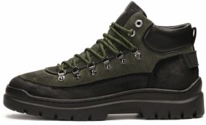 Kazar Šnurovacie čižmy  kaki / čierna