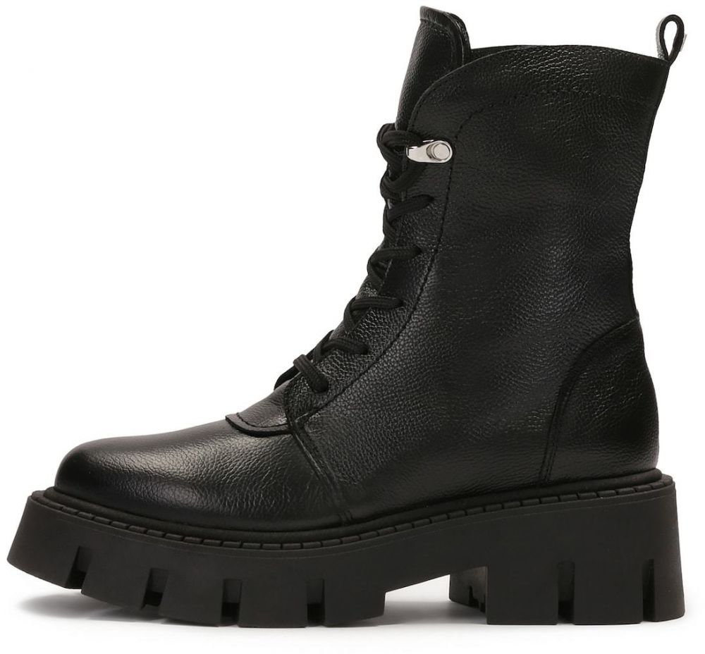 Kazar Šnurovacie členkové čižmy  čierna