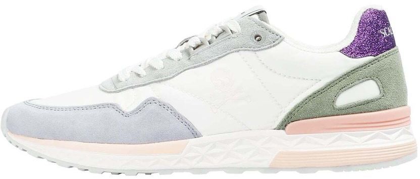 Scalpers Nízke tenisky 'Harry'  svetlozelená / fialová / biela ako vlna