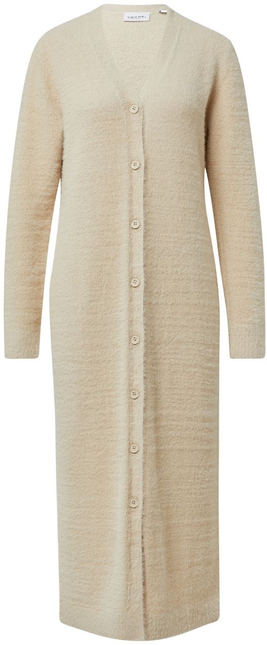 COMMA Pletené šaty  béžová