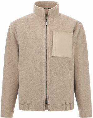 Boggi Milano Prechodná bunda  béžová / tmavošedá