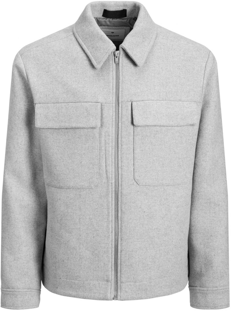 Jack & Jones Premium Prechodná bunda 'JPRCCRUSSEL'  svetlosivá
