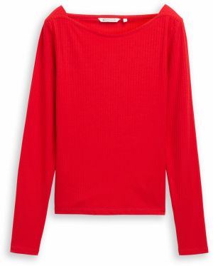 TOM TAILOR DENIM Tričko  červená