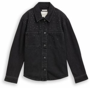 TOM TAILOR DENIM Prechodná bunda  čierny denim