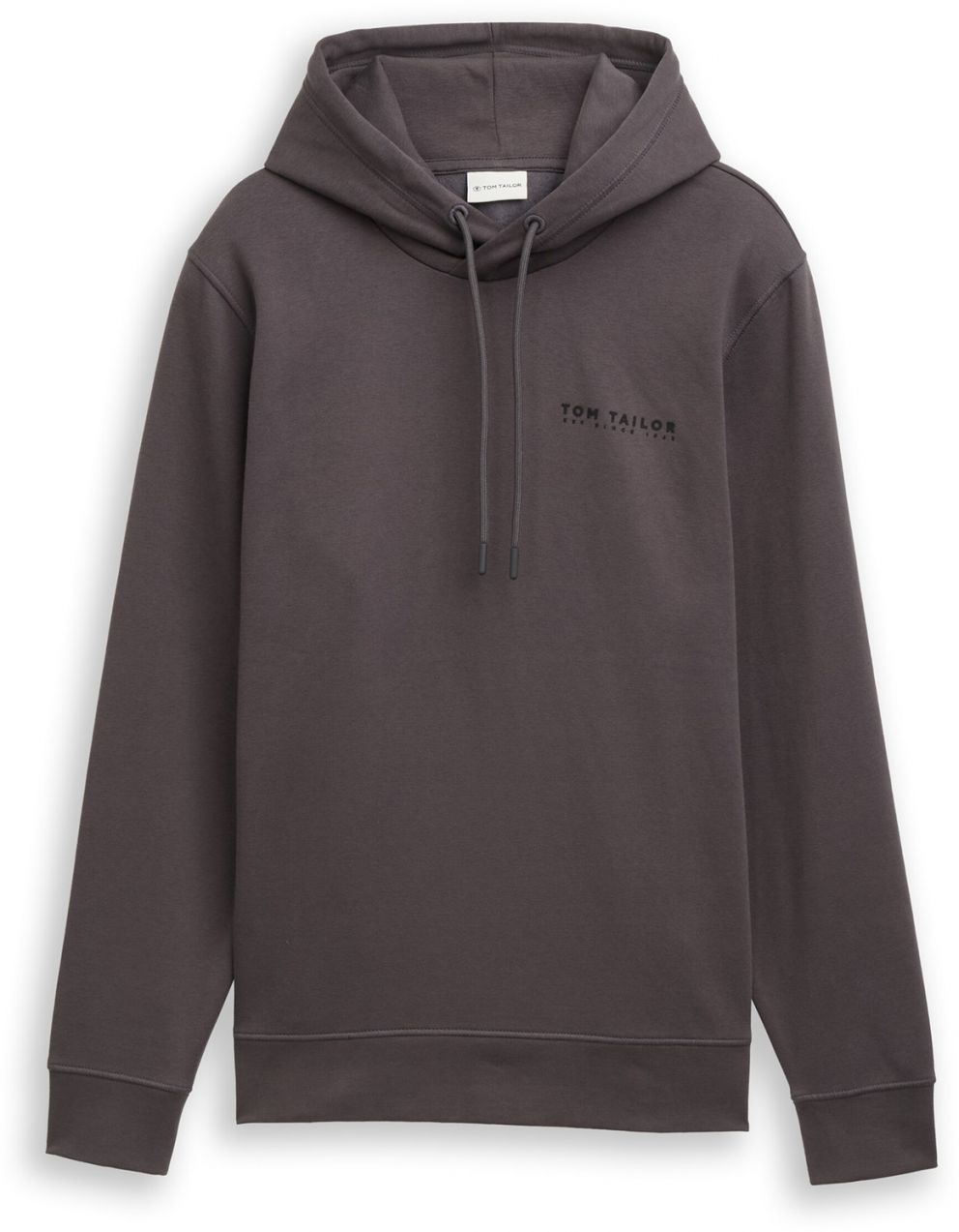 TOM TAILOR Mikina  antracitová / čierna
