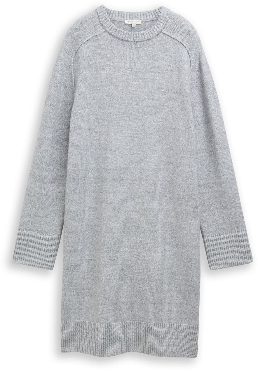 TOM TAILOR Pletené šaty  sivá