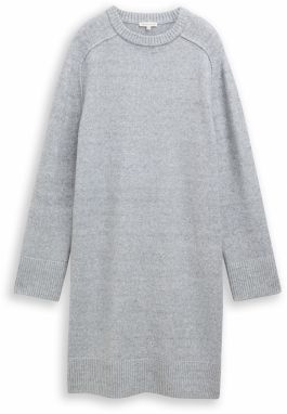 TOM TAILOR Pletené šaty  sivá