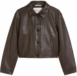 Marc O'Polo Prechodná bunda  tmavohnedá