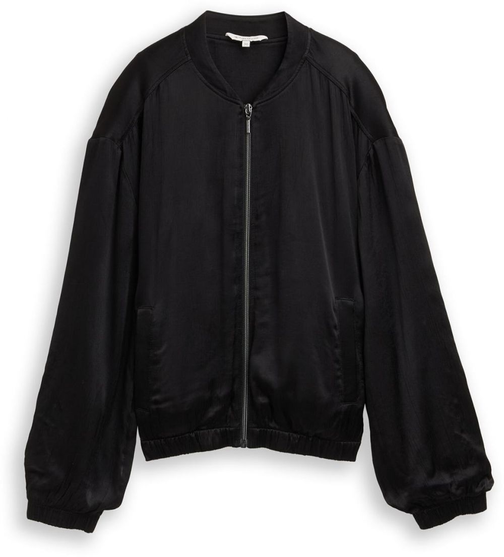 TOM TAILOR Prechodná bunda  čierna