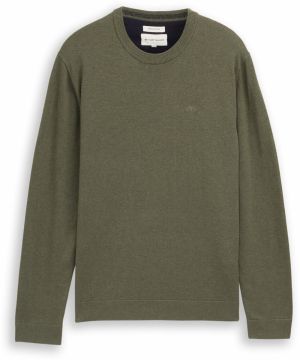 TOM TAILOR Sveter  olivová