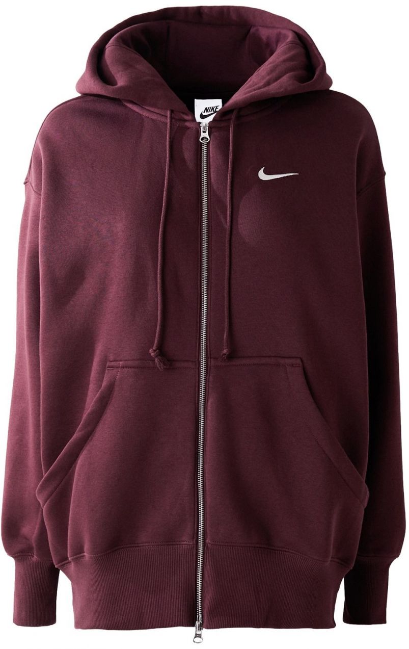 Nike Sportswear Športová bunda 'Phoenix Fleece'  burgundská