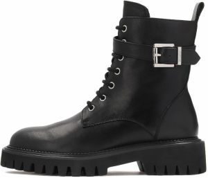 Kazar Šnurovacie členkové čižmy  čierna