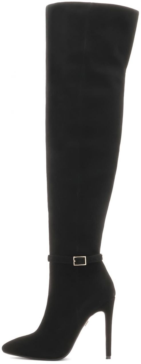 Kazar Čižmy nad koleno  čierna