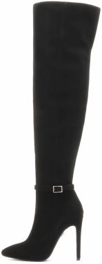 Kazar Čižmy nad koleno  čierna